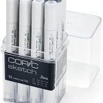 Copic Sketch, Alcohol-based Markers, 12pc Set, Basic